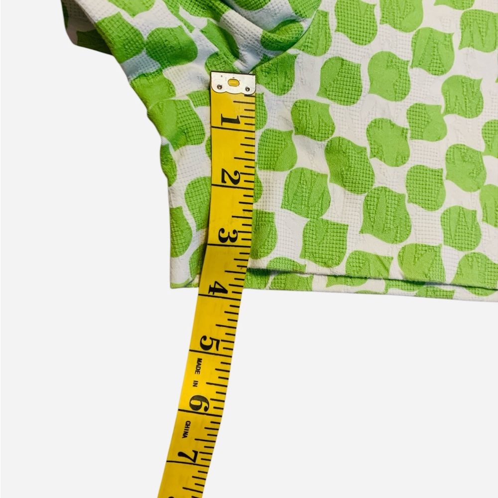Trina Turk Women’s Green & White Geometric Corbin 2 Shorts. Size 2 - Picture 8 of 15